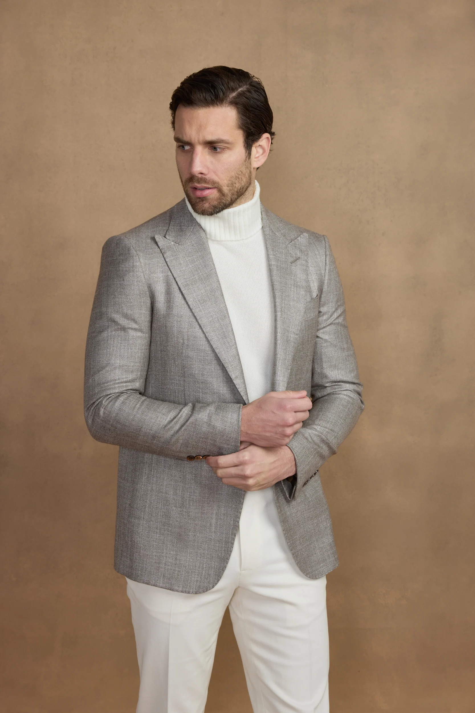 Veste en cachemire et soie - Image 3