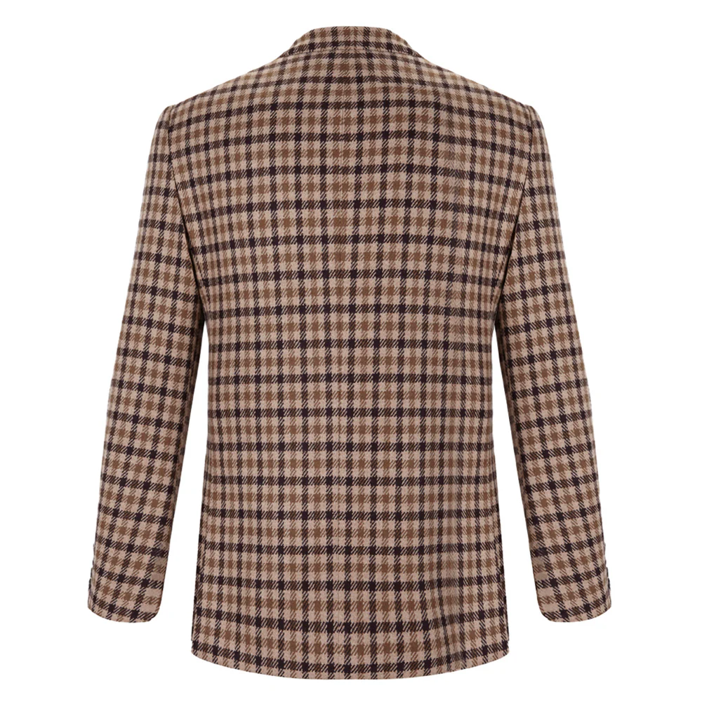 Veste en laine à carreaux - Image 2