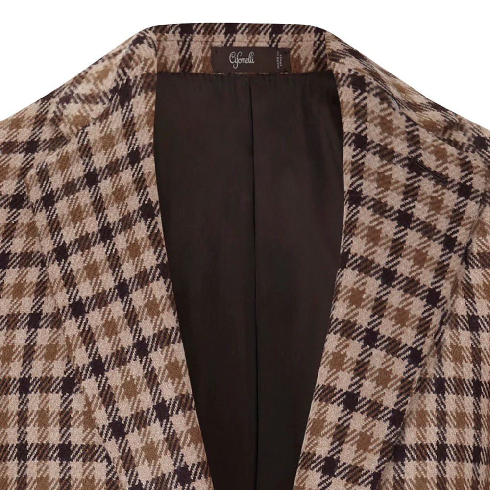 Veste en laine à carreaux - Image 4
