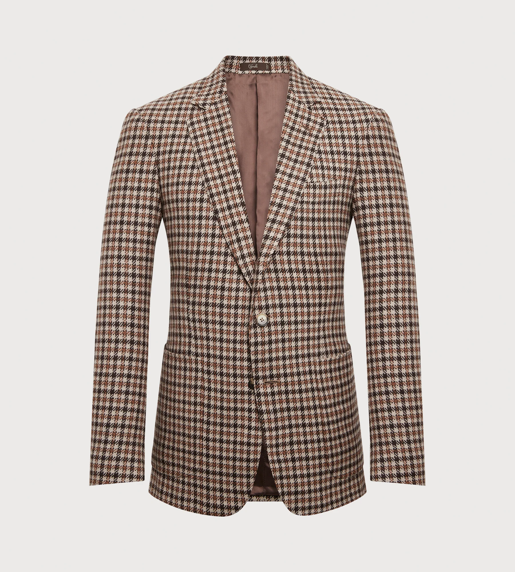 Veste pied-de-poule en laine - Image 2