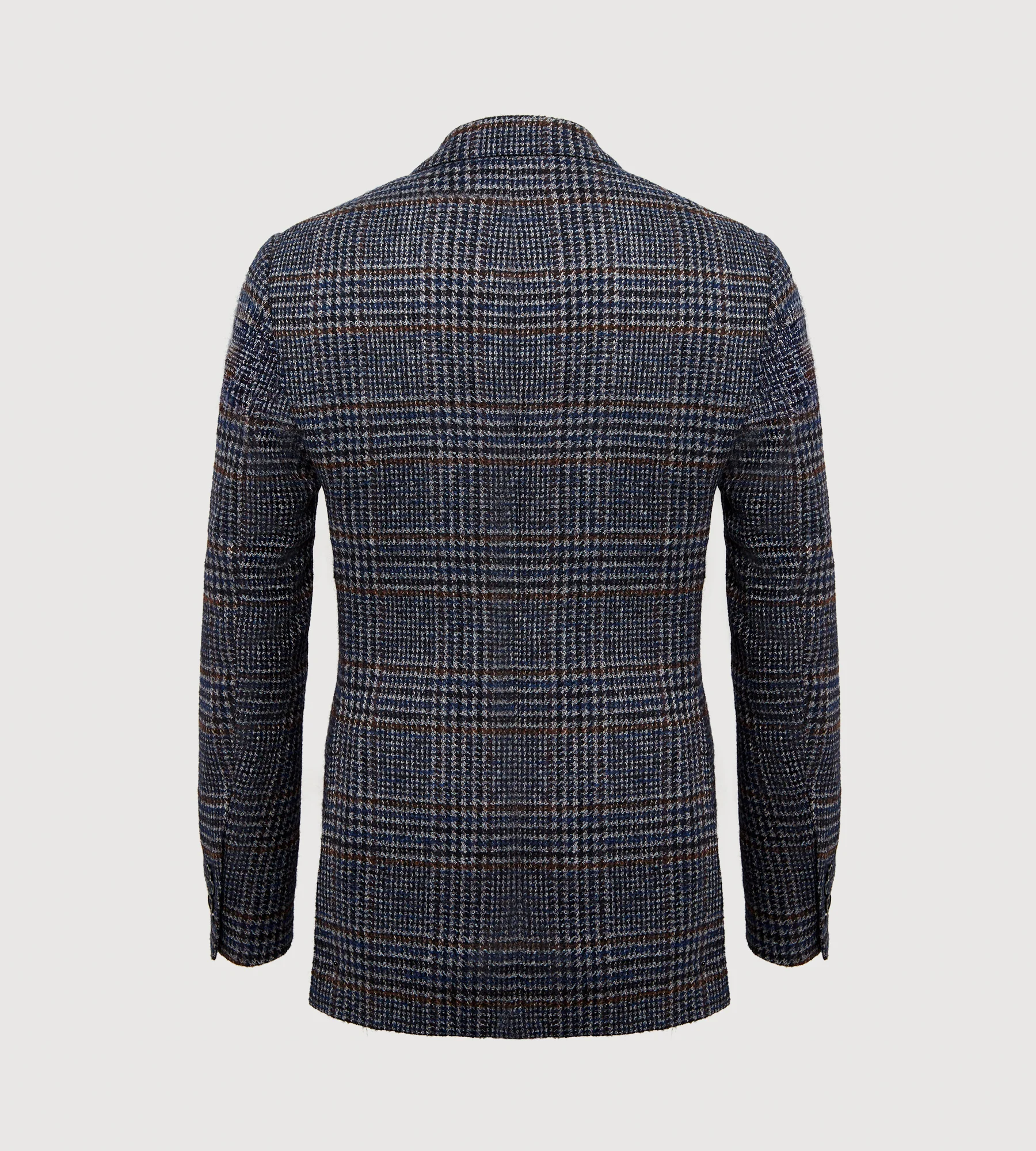Veste Prince-de-Galles en laine et alpaga - Image 4