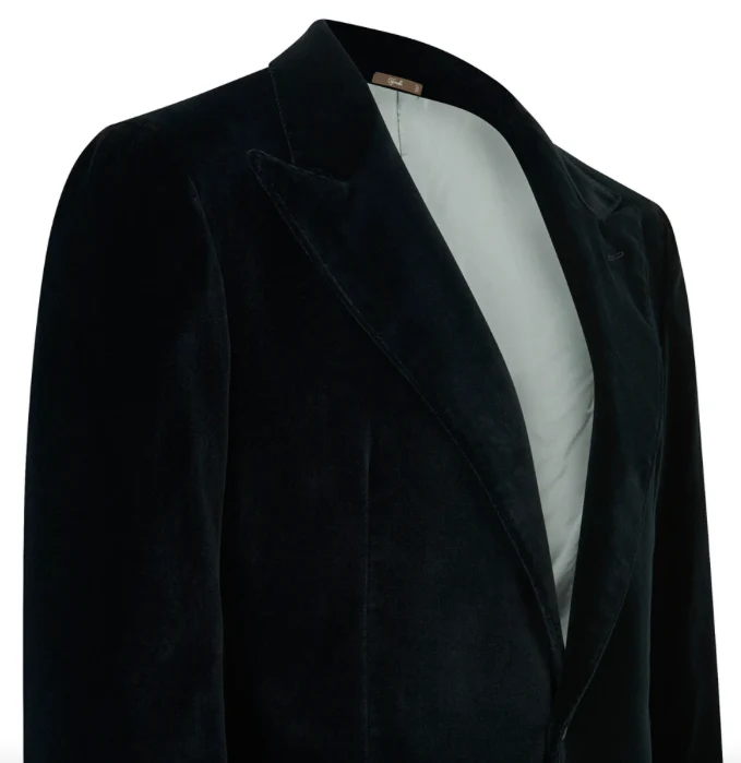 Veste noire en velours - Image 3