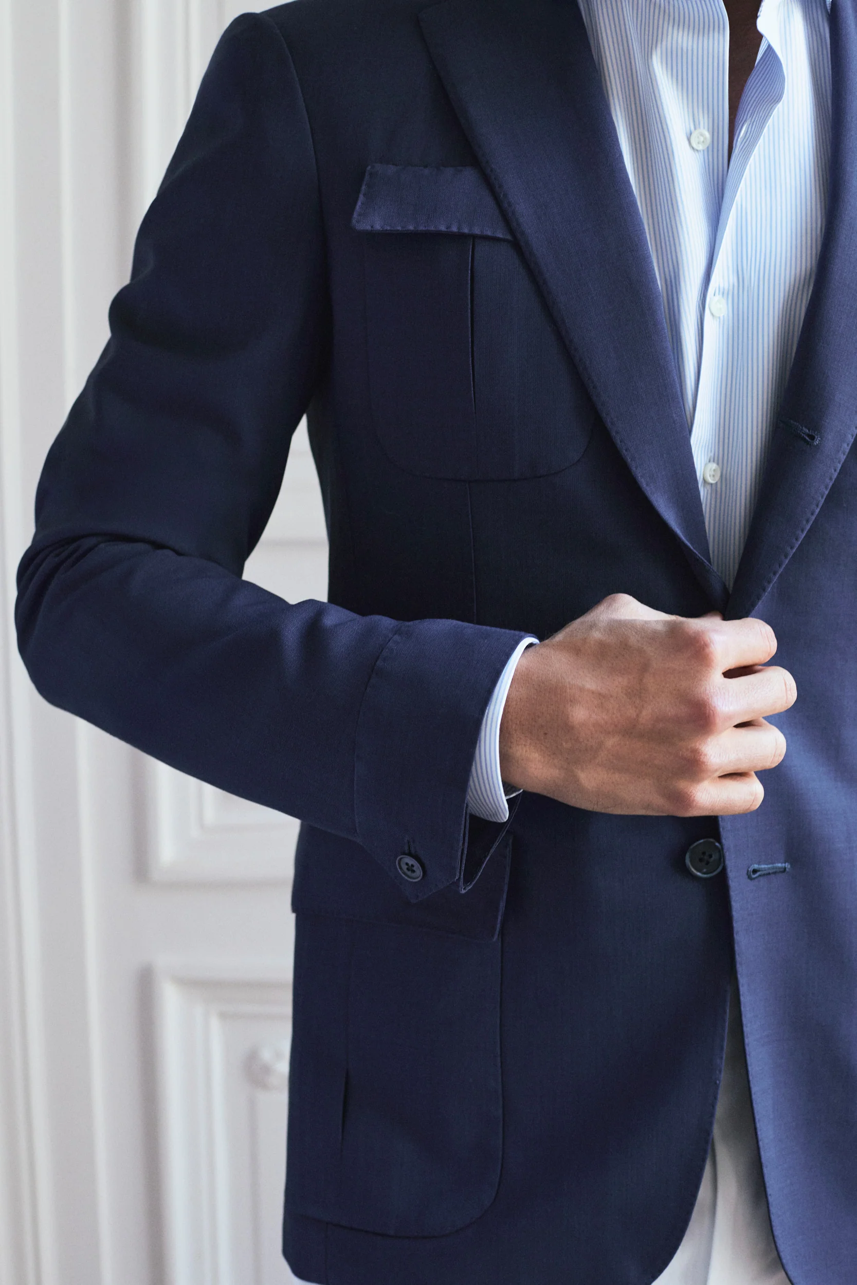 Veste Lorenzo en laine froide infroissable - Image 3