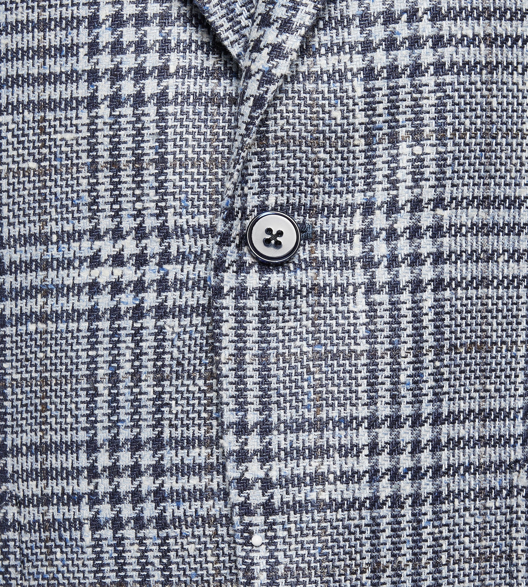 Veste en laine et soie à motif Prince-de-Galles - Image 5