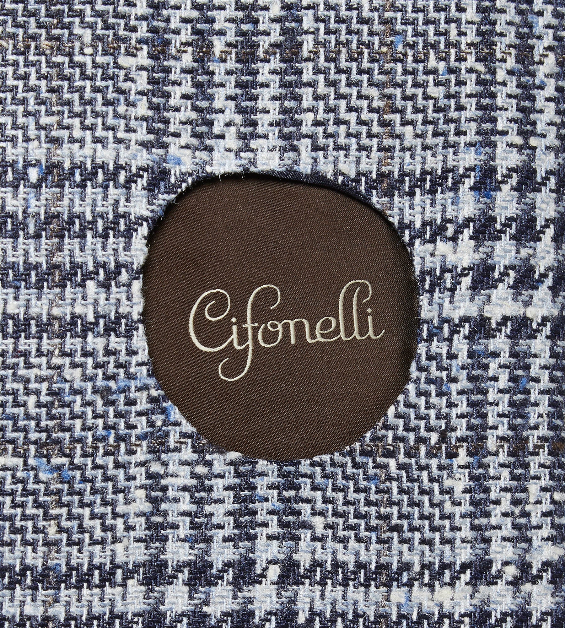 Veste en laine et soie à motif Prince-de-Galles - Image 7