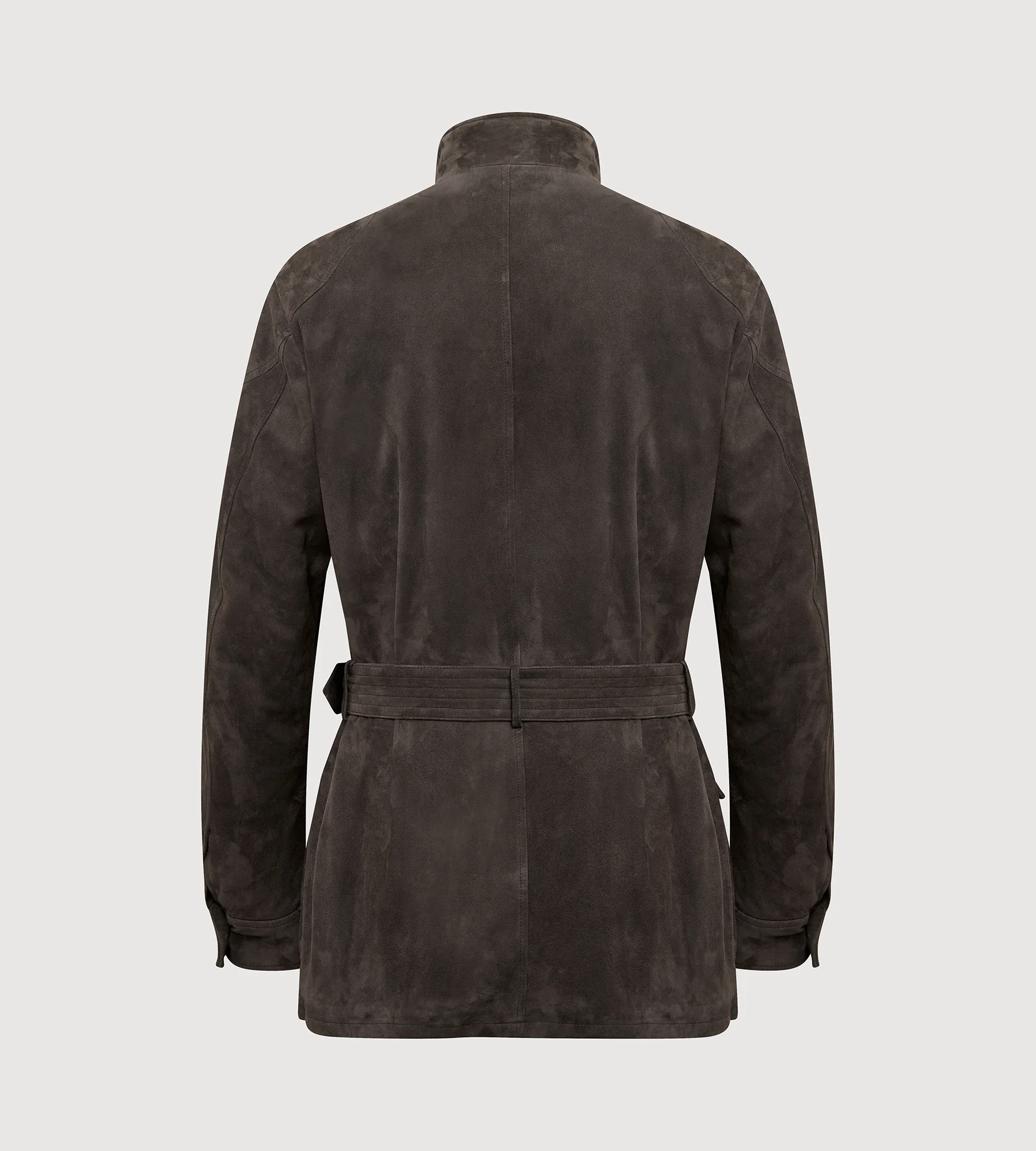 Veste saharienne en cuir marron - Image 5