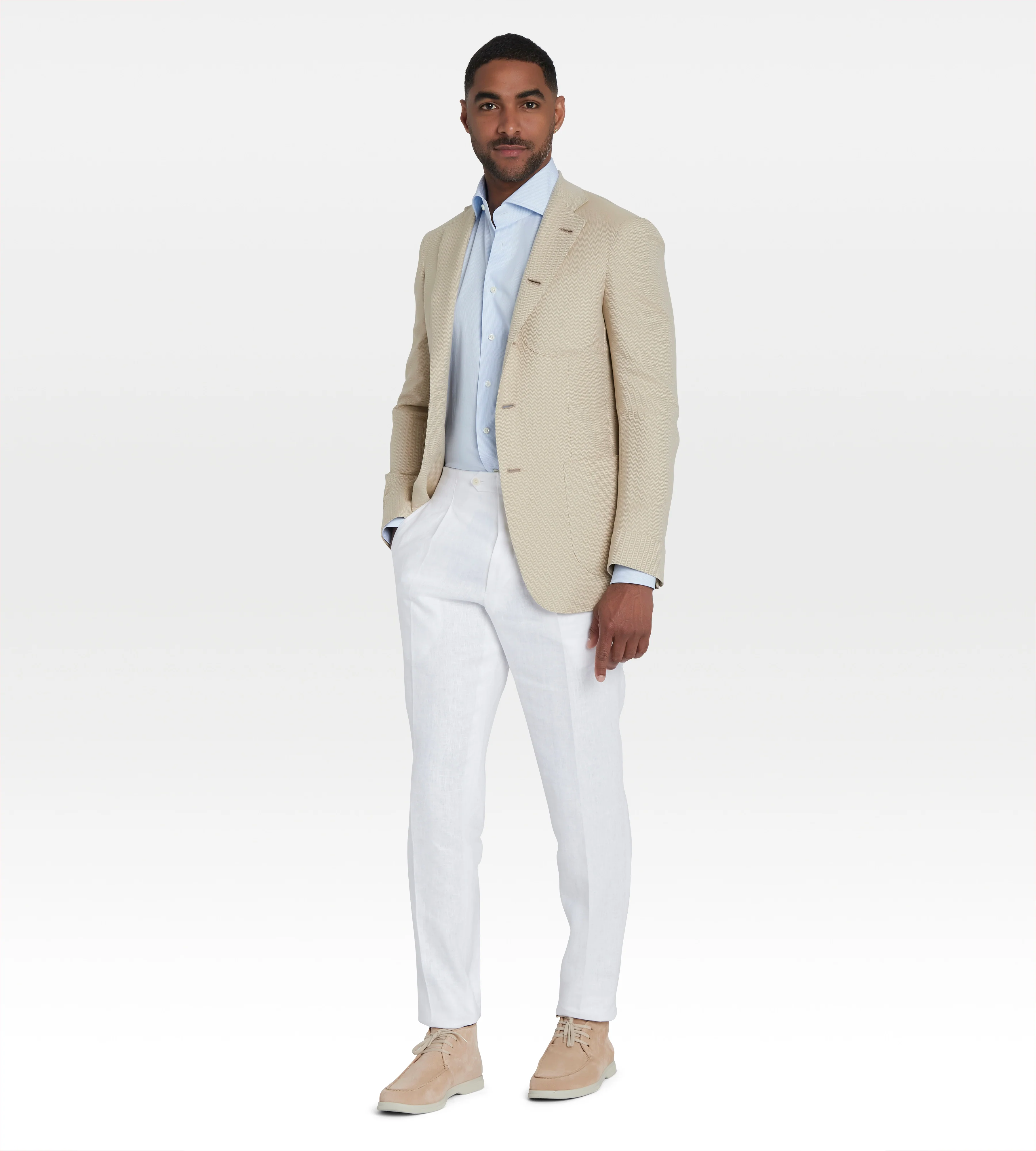 Veste Travel en coton à chevrons - Image 3